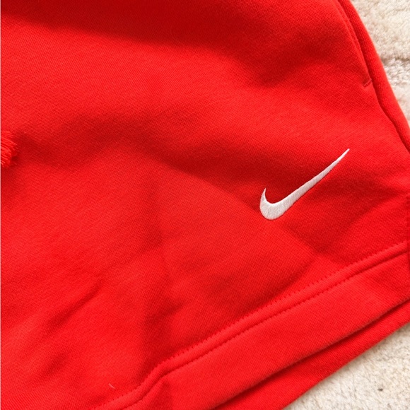 Nike Women's Bright Red Athletic Shorts - Picture 4 of 4